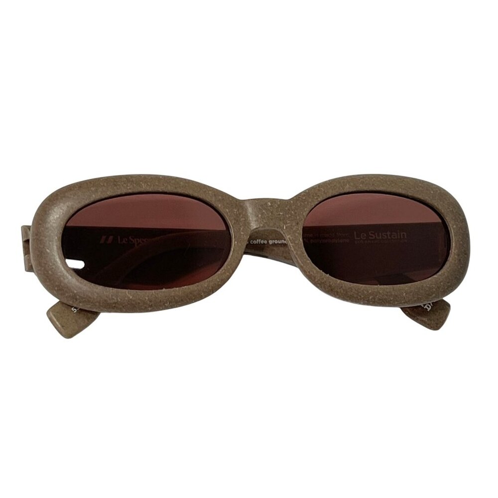 LE SPECS Outta Trash Sunglasses in Coffee Grounds